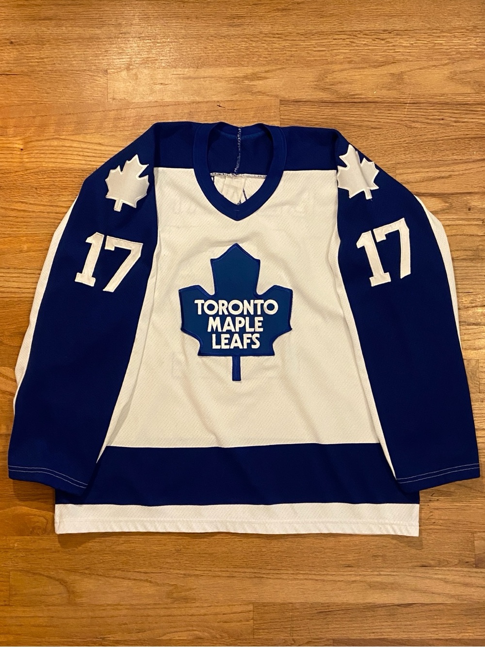 Vintage Toronto Maple Leafs Wendell Clark Hockey Jersey
